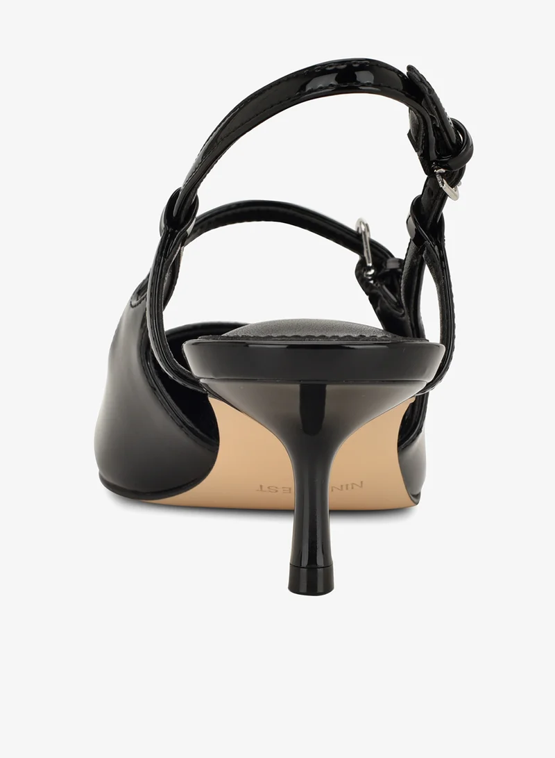 ناين ويست حذاء بكعب متوسط بحزام خلفي